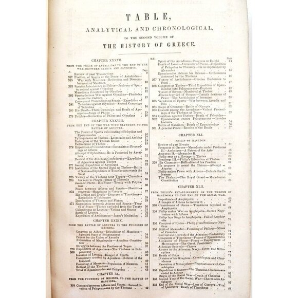 1860 Thirwall's History Of Greece Volume 2 Victorian 1st Edition HC AntiqueWHBS - Picture 3 of 4